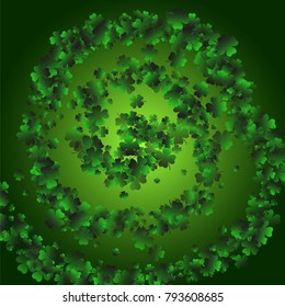 Clover isolated is a confetti which consist of many isolated elements. Stylish and beautiful clover isolated. Can be used as poster, border, background, wallpaper, card and etc