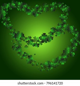 Clover isolated is a confetti which consist of many isolated elements. Stylish and beautiful clover isolated. Can be used as poster, border, background, wallpaper, card and etc