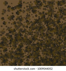 Clover isolated green is a confetti which consist of many isolated elements. Stylish and beautiful clover isolated green. Can be used as poster, border, background, wallpaper, card and etc