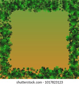 Clover isolated green is a confetti which consist of many isolated elements. Stylish and beautiful clover isolated green. Can be used as poster, border, background, wallpaper, card and etc