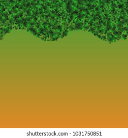 Clover isolated green is a confetti which consist of many isolated elements. Stylish and beautiful clover isolated green. Can be used as poster, border, background, wallpaper, card and etc