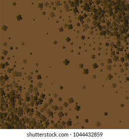 Clover isolated green is a confetti which consist of many isolated elements. Stylish and beautiful clover isolated green. Can be used as poster, border, background, wallpaper, card and etc