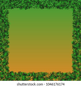 Clover isolated green is a confetti which consist of many isolated elements. Stylish and beautiful clover isolated green. Can be used as poster, border, background, wallpaper, card and etc