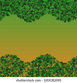 Clover isolated green is a confetti which consist of many isolated elements. Stylish and beautiful clover isolated green. Can be used as poster, border, background, wallpaper, card and etc