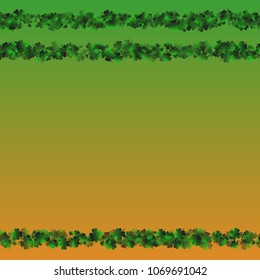 Clover isolated green is a confetti which consist of many isolated elements. Stylish and beautiful clover isolated green. Can be used as poster, border, background, wallpaper, card and etc