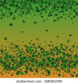 Clover isolated green is a confetti which consist of many isolated elements. Stylish and beautiful clover isolated green. Can be used as poster, border, background, wallpaper, card and etc
