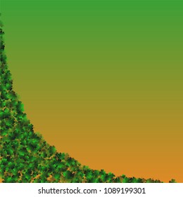 Clover isolated green is a confetti which consist of many isolated elements. Stylish and beautiful clover isolated green. Can be used as poster, border, background, wallpaper, card and etc
