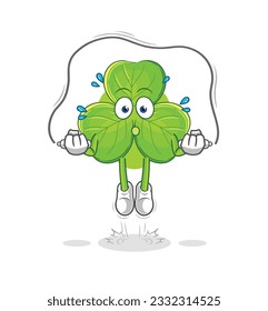 the clover jump rope exercise. character vector