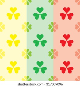 clover leaf background vector illustration
