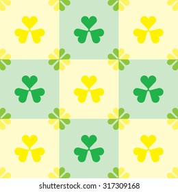 clover leaf background vector illustration