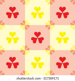 clover leaf background vector illustration