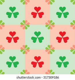 clover leaf background vector illustration