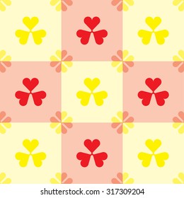 clover leaf background vector illustration