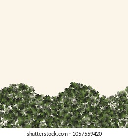Clover leaf is a confetti which consist of many isolated elements. Stylish and beautiful clover leaf. Can be used as poster, border, background, wallpaper, card and etc
