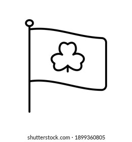 Flaggensymbol am Kleeblatt