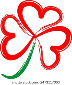 Clover leaf good luck icon 27