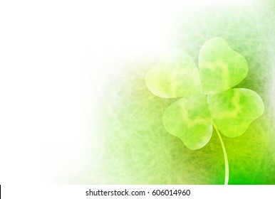 Clover leaf grass background