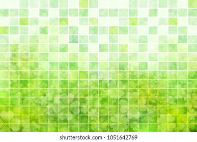 Clover leaf green background