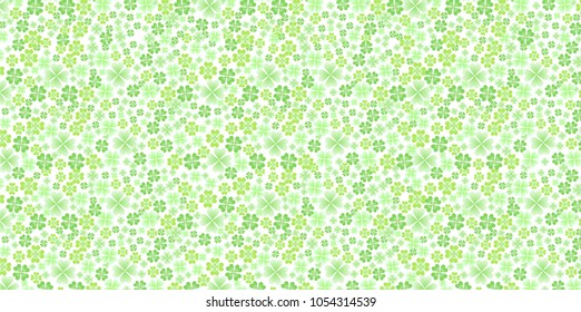 Clover leaf green background