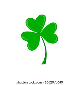 clover leaf icon. Irish cloverleaf. for the shamrock day