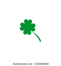 Clover leaf icon logo design inspiration vector template
