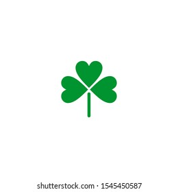 Clover leaf icon logo design inspiration vector template