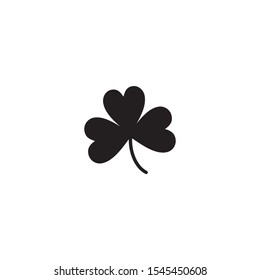 Clover leaf icon logo design inspiration vector template