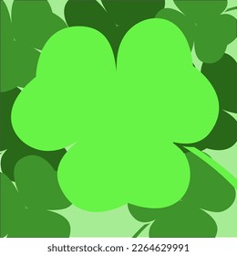 Clover leaf image for St Patrick's day celebration