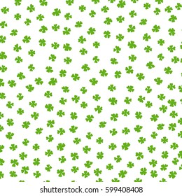 Clover Leaf Irish Colored Background.