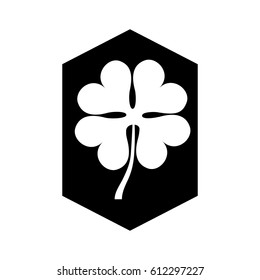 clover leaf isolated icon