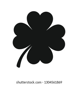 clover leaf isolated on white