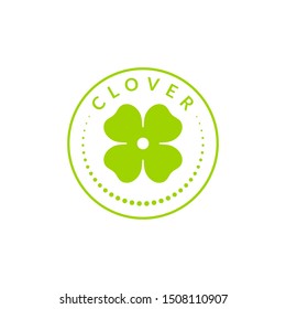 clover leaf logo design template