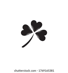 Clover leaf logo design vector template