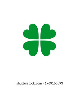 Clover leaf logo design vector template