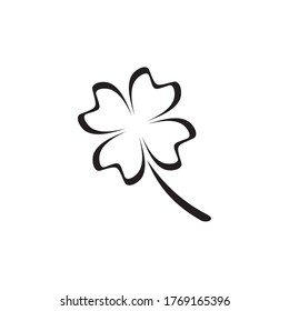 Clover leaf logo design vector template