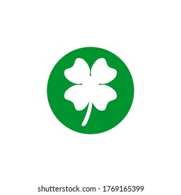 Clover leaf logo design vector template