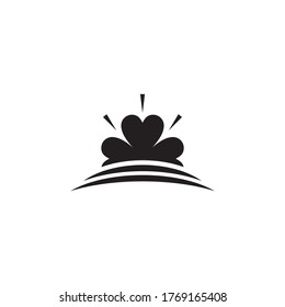 Clover leaf logo design vector template