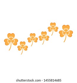 Clover leaf logo icon design template vector