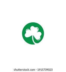 Clover leaf logo icon design template vector