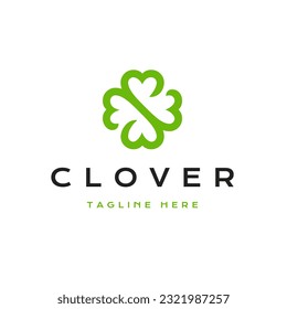 Clover Leaf Logo Icon illustration Design Vector