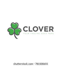 clover leaf logo icon vector template