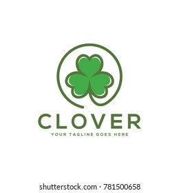 clover leaf logo icon vector template