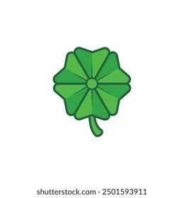 clover leaf logo with modern and colorful design