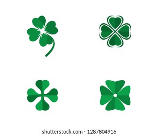 Clover Leaf Logo Template Design Vector - Vector