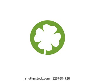 Clover Leaf Logo Template Design Vector - Vector