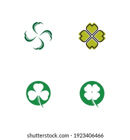 Clover Leaf Logo Template Design