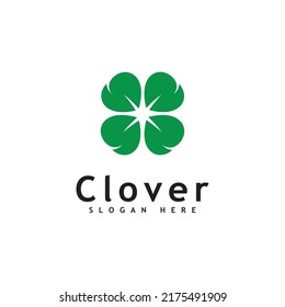 Clover Leaf Logo Template Design