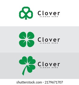 Clover Leaf Logo Template Design