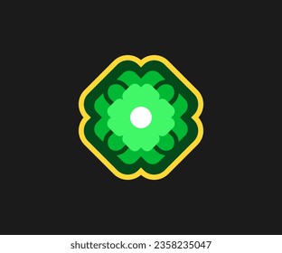 Clover Leaf Logo Template Design