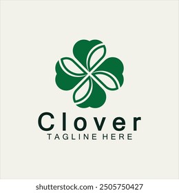 Clover Leaf Logo Template Design